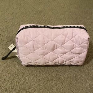 (NWT) H&M lavender cosmetic bag.